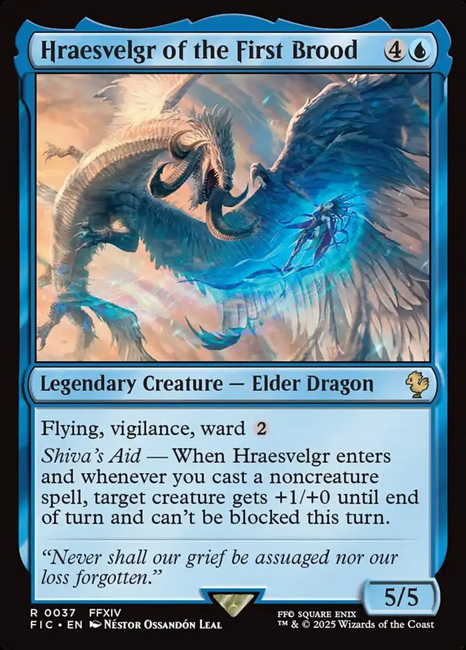 Hraesvelgr of the First Brood (Surge foil) | Español | NM | FIC 1