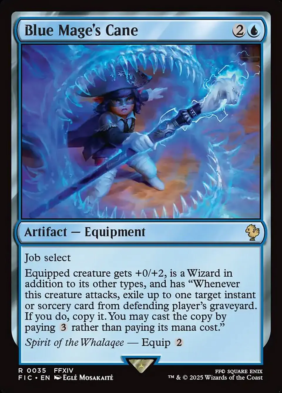 Blue Mage's Cane (Surge foil) | Español | NM | FIC 1