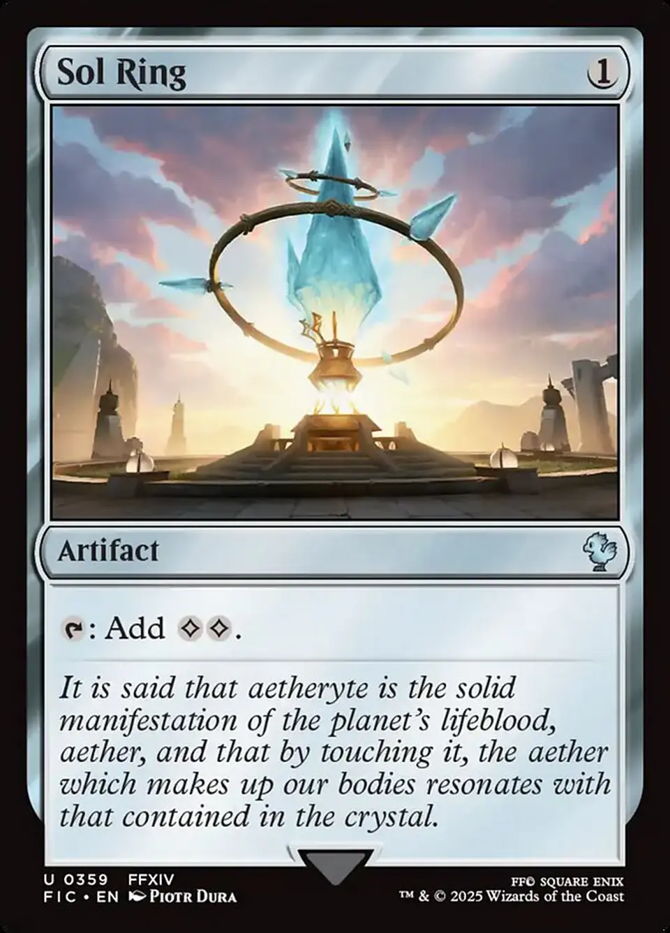 Sol Ring (Surge foil) | Español | NM | FIC 1