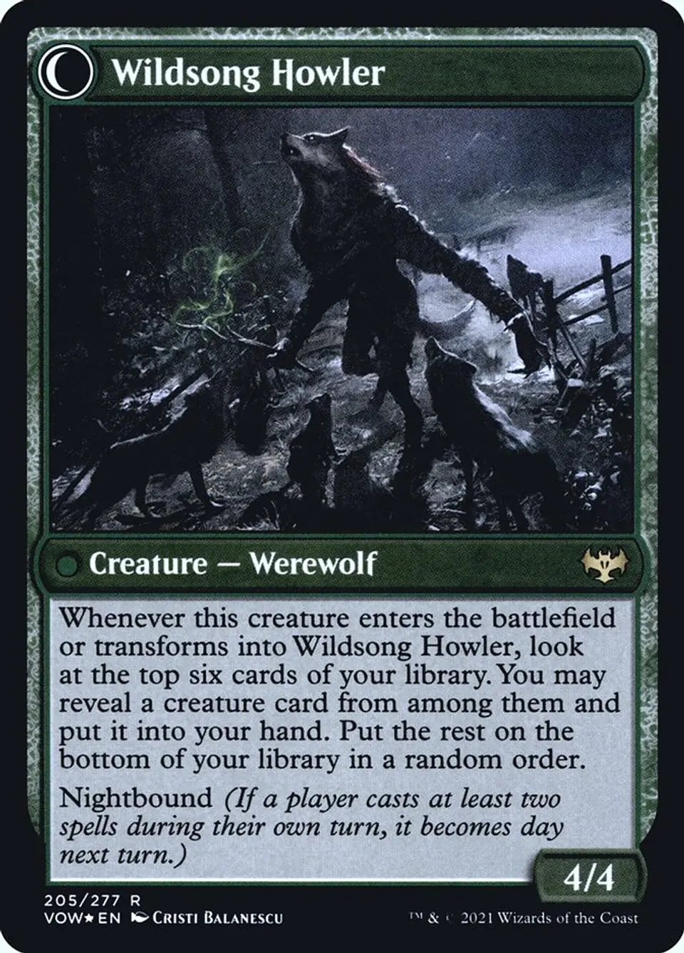 Howlpack Piper // Wildsong Howler (Launch foil) | Español | NM | PVOW 2