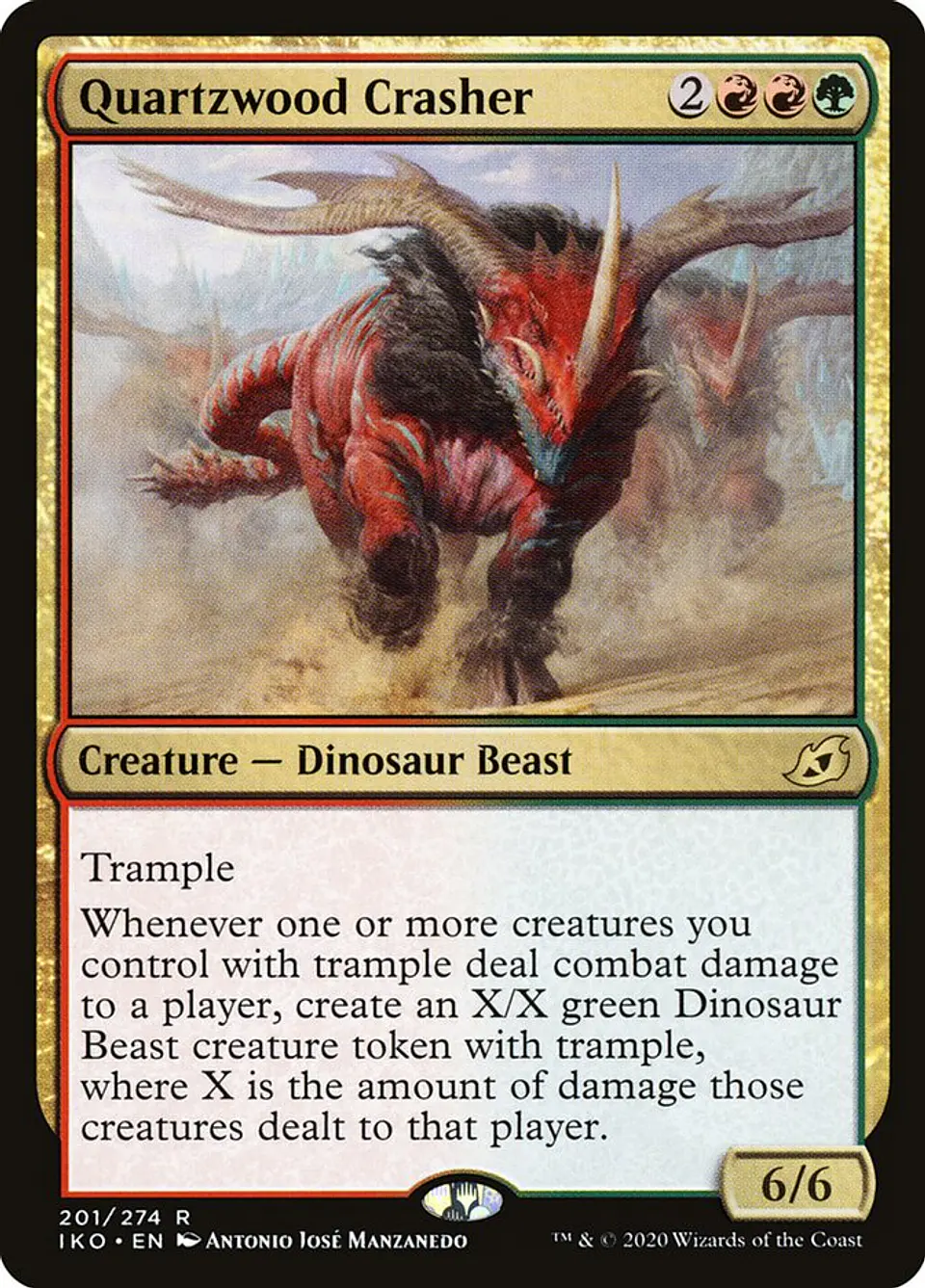 Quartzwood Crasher | Español | NM | IKO 1
