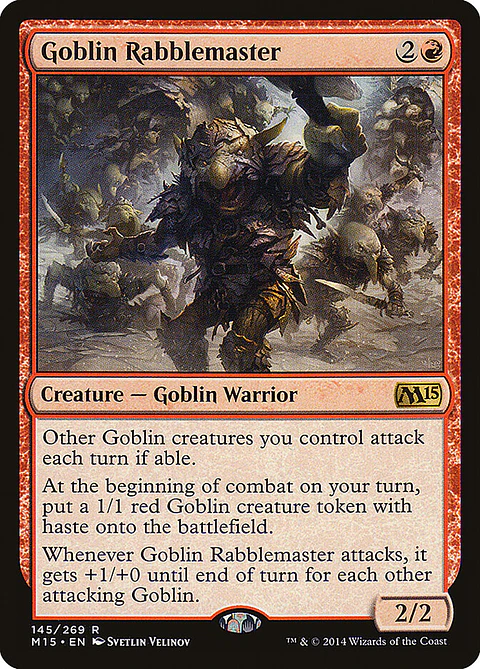 Goblin Rabblemaster | Español | NM | M15