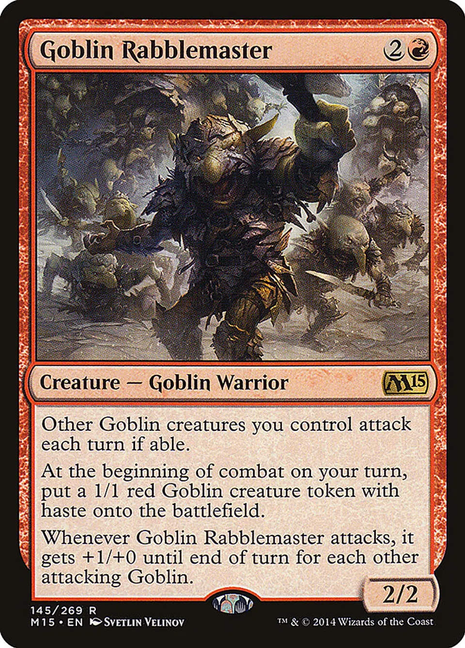 Goblin Rabblemaster | Español | NM | M15 1