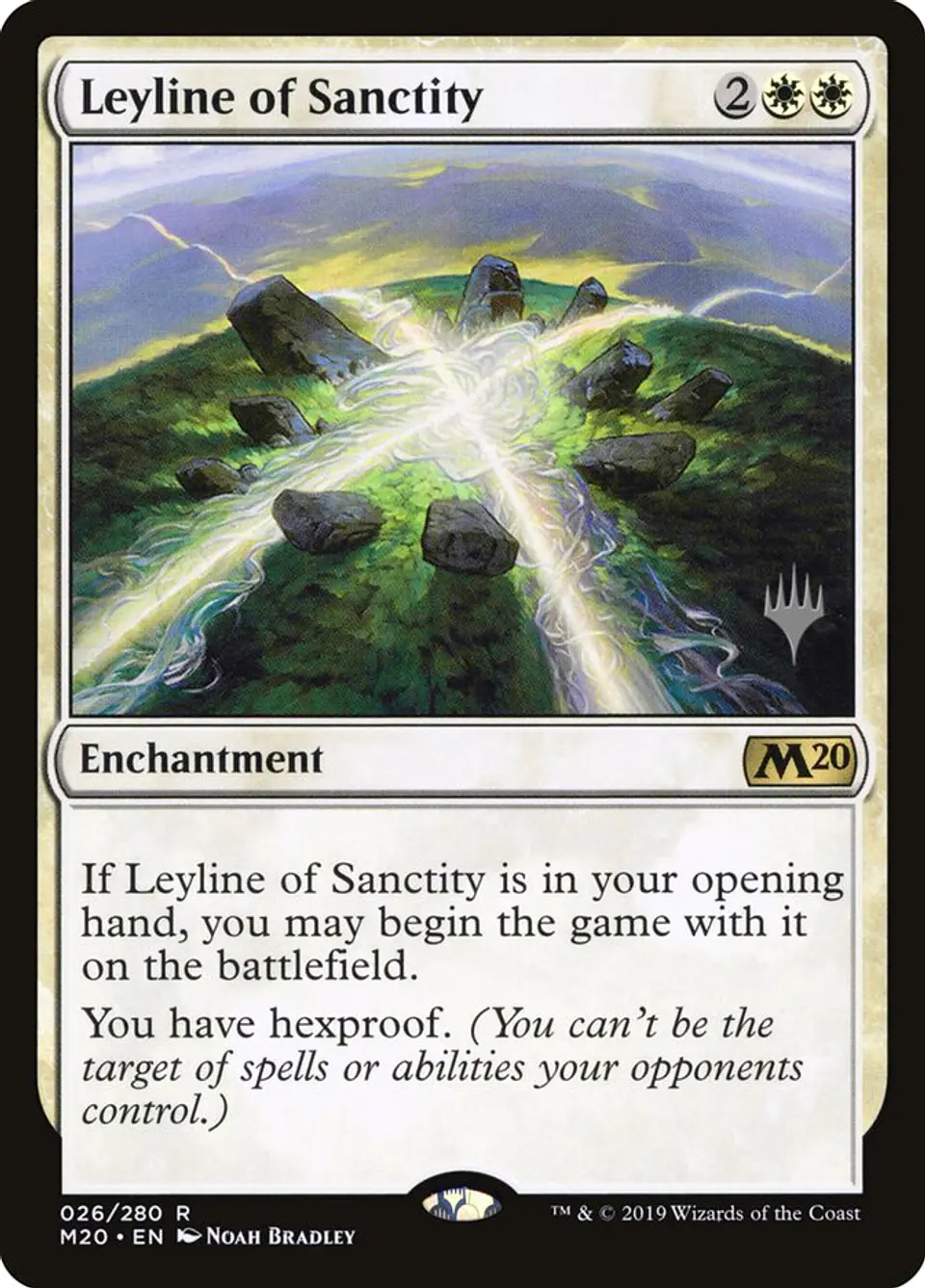 Leyline of Sanctity (foil) | Español | NM | PM20 1