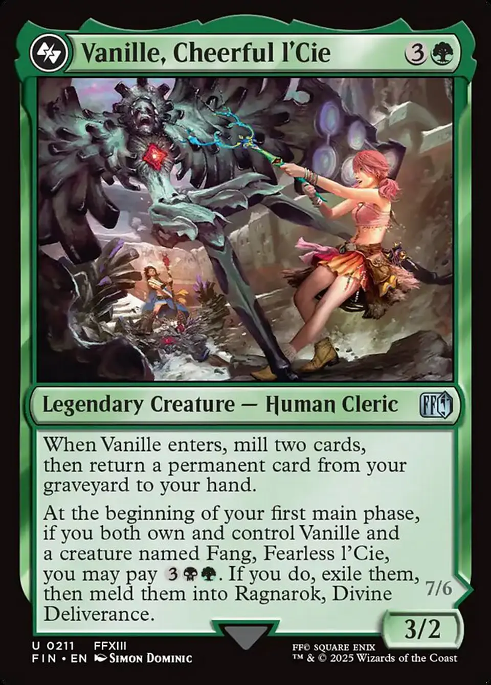 Vanille, Cheerful l'Cie (foil) | Español | NM | FIN 1
