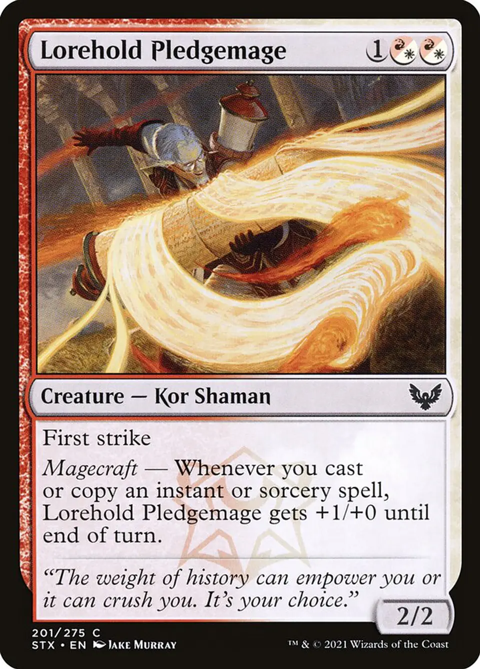 Lorehold Pledgemage | Español | NM | STX 1