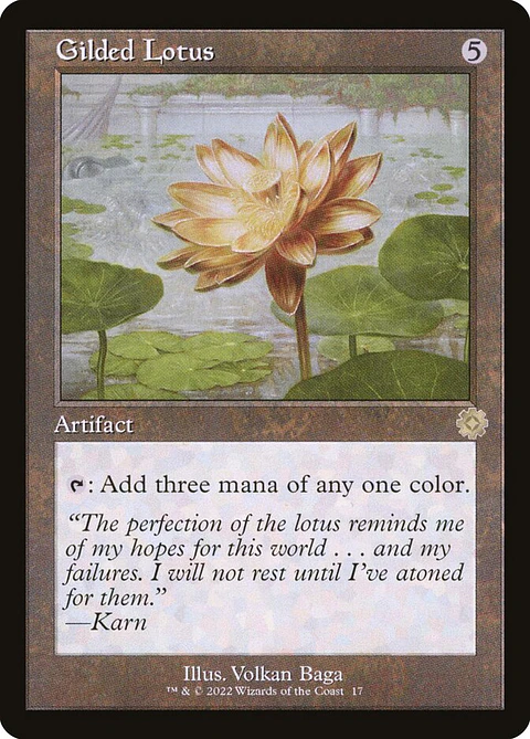 Gilded Lotus (Retro Frame) | Español | NM | BRR