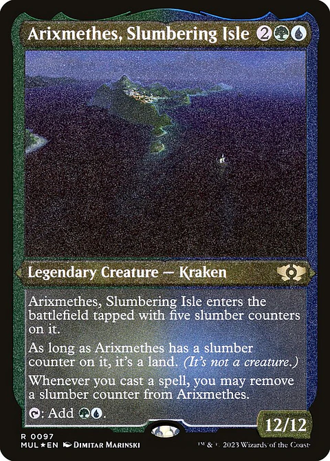 Arixmethes, Slumbering Isle (Etched) | Español | NM | MUL