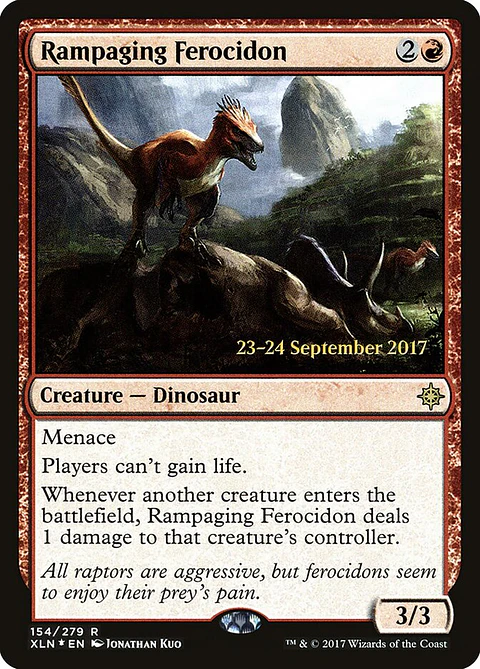 Rampaging Ferocidon (Launch foil) | Español | NM | PXLN