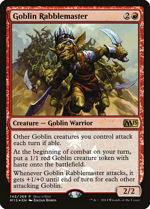 Goblin Rabblemaster (foil) | Español | NM | PM15