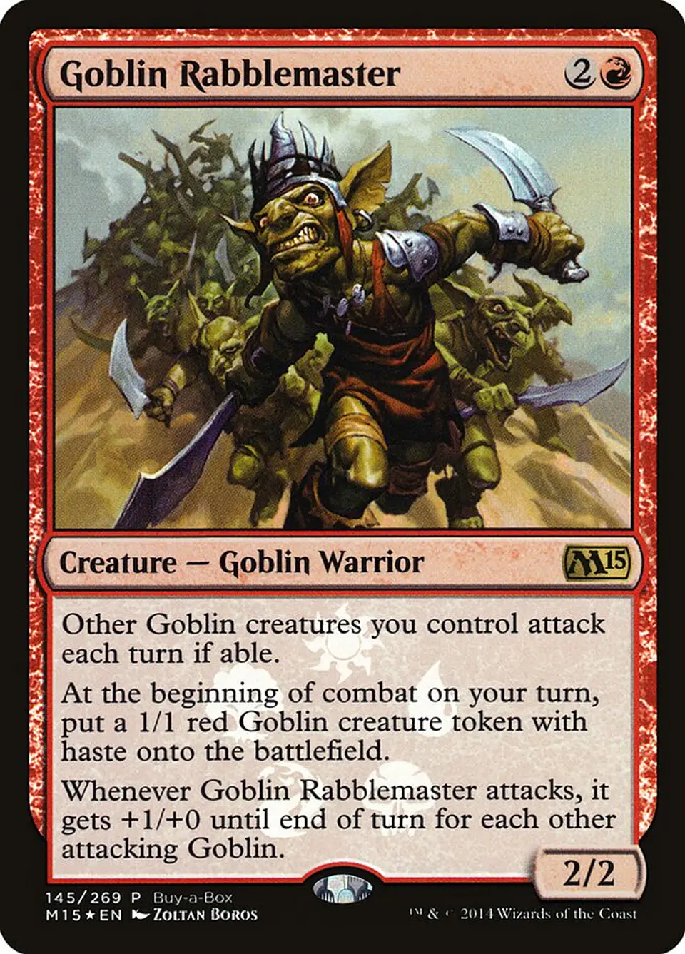 Goblin Rabblemaster (foil) | Español | NM | PM15 1