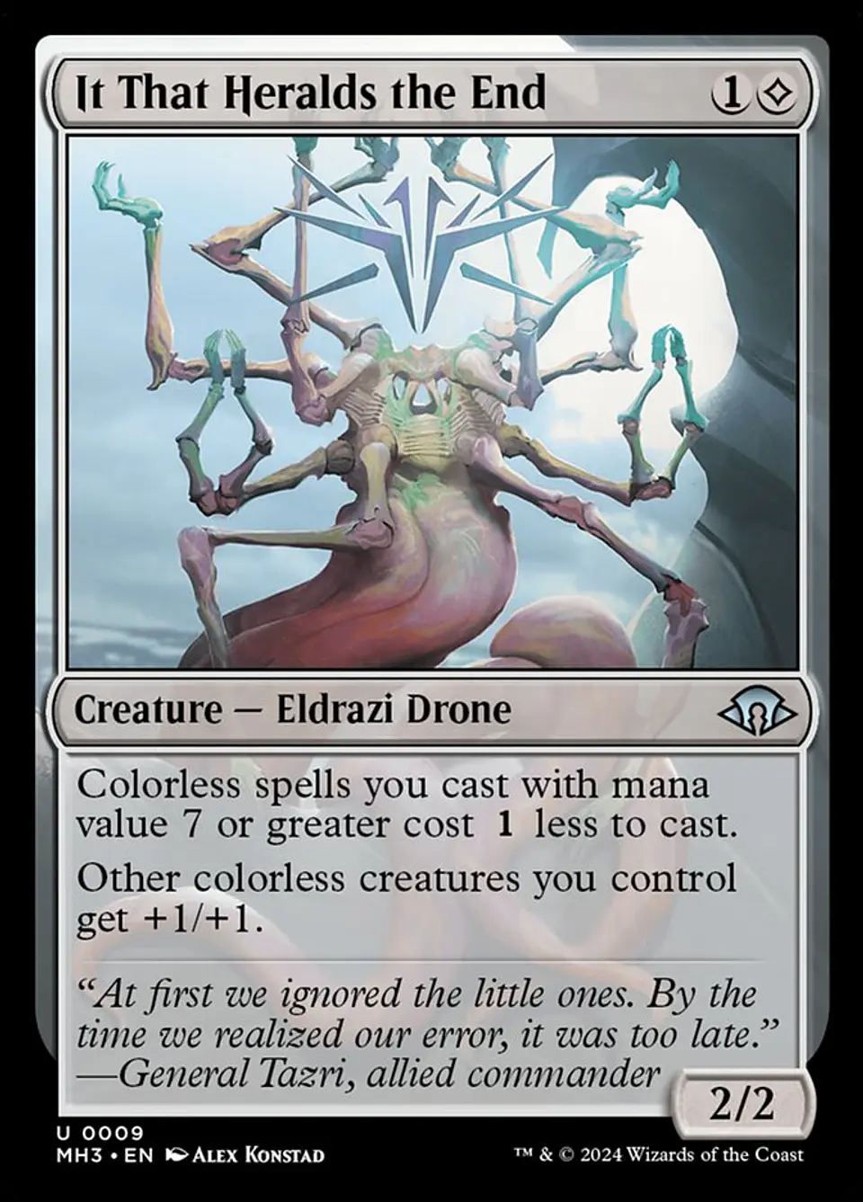 It That Heralds the End (foil) | Español | NM | MH3 1