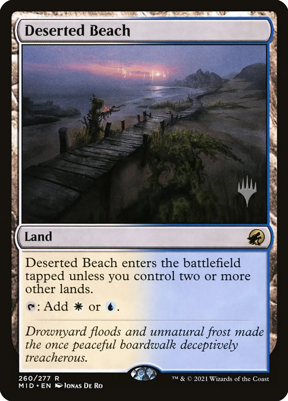 Deserted Beach (foil) | Español | NM | PMID 1