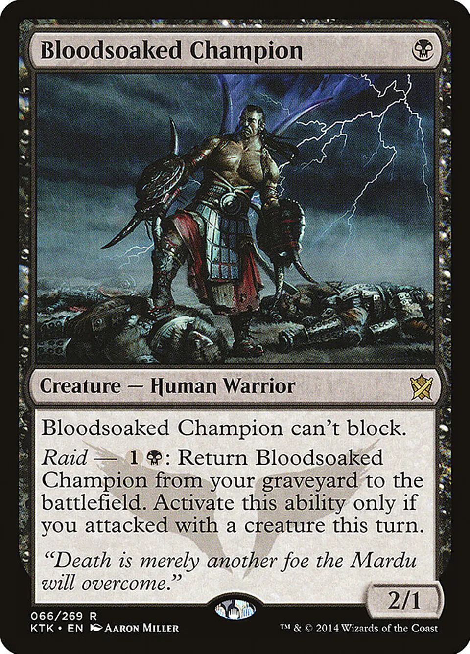Bloodsoaked Champion | Español | NM | KTK 1