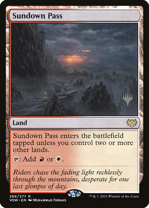 Sundown Pass (foil) | Español | NM | PVOW