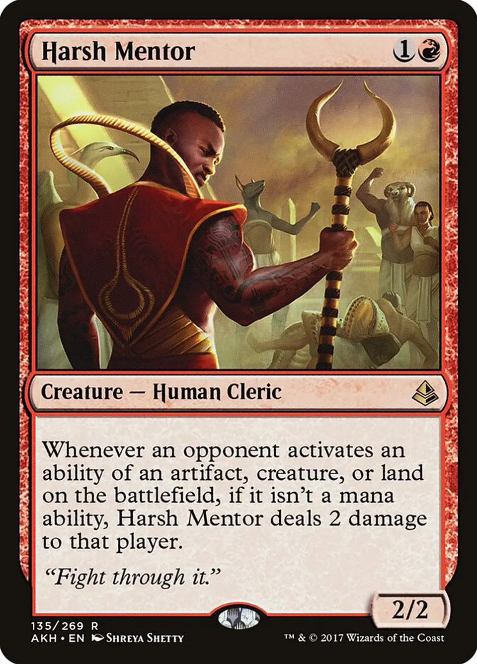 Harsh Mentor | Español | NM | AKH 1