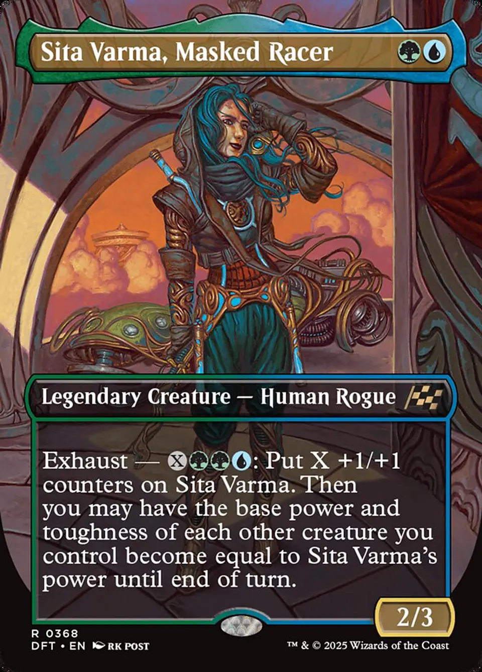 Sita Varma, Masked Racer (Borderless) | Español | NM | DFT 1