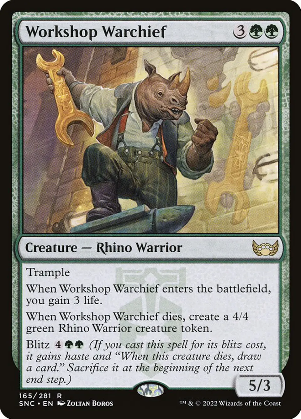 Workshop Warchief (foil) | Español | NM | SNC 1