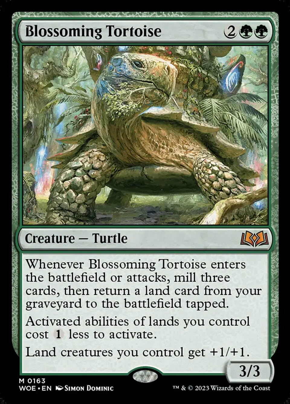 Blossoming Tortoise | Español | NM | WOE 1