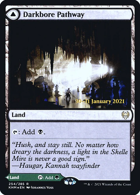 Darkbore Pathway // Slitherbore Pathway (Launch foil) | Español | NM | PKHM