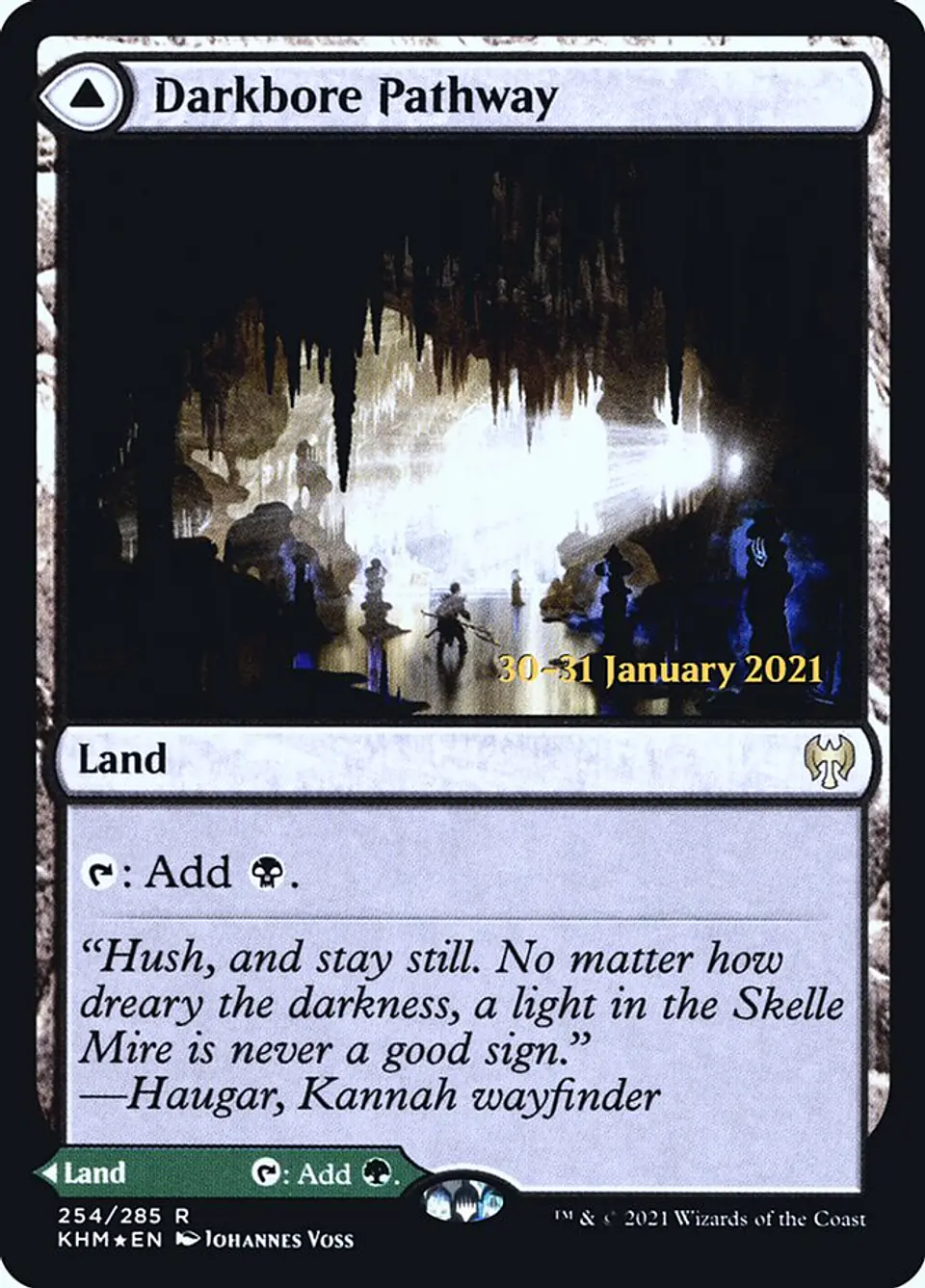 Darkbore Pathway // Slitherbore Pathway (Launch foil) | Español | NM | PKHM 1