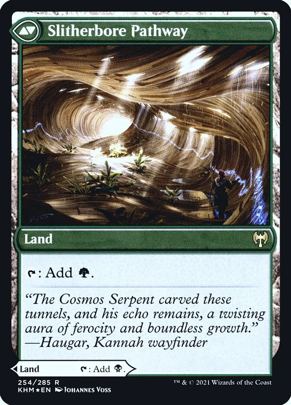 Darkbore Pathway // Slitherbore Pathway (Launch foil) | Español | NM | PKHM 2