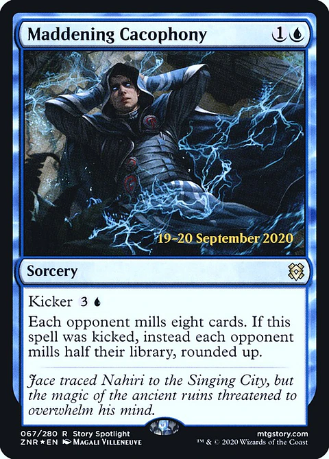 Maddening Cacophony (Launch foil) | Español | NM | PZNR