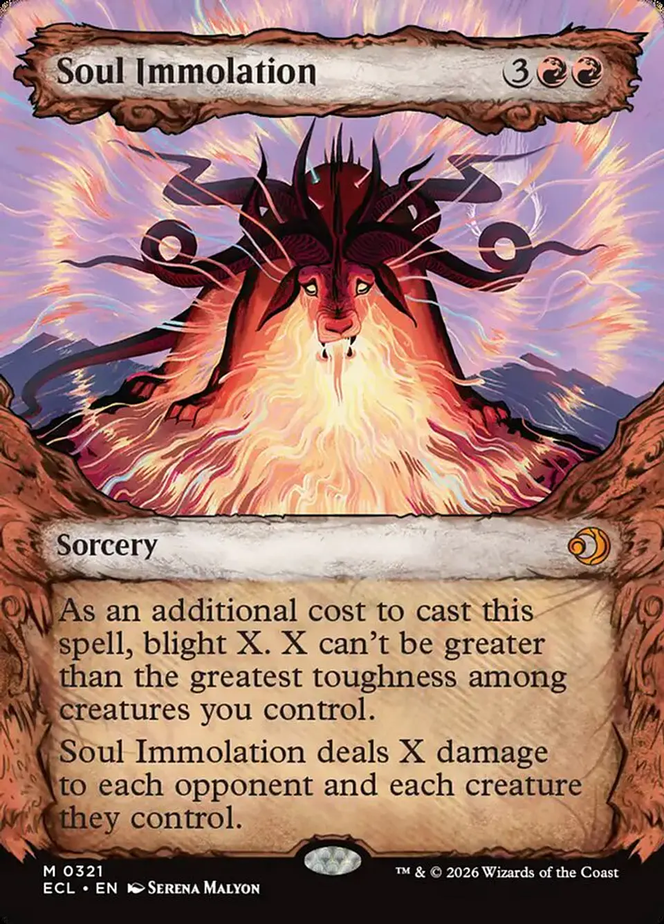 Soul Immolation (Showcase foil) | Inglés | NM | ECL 1