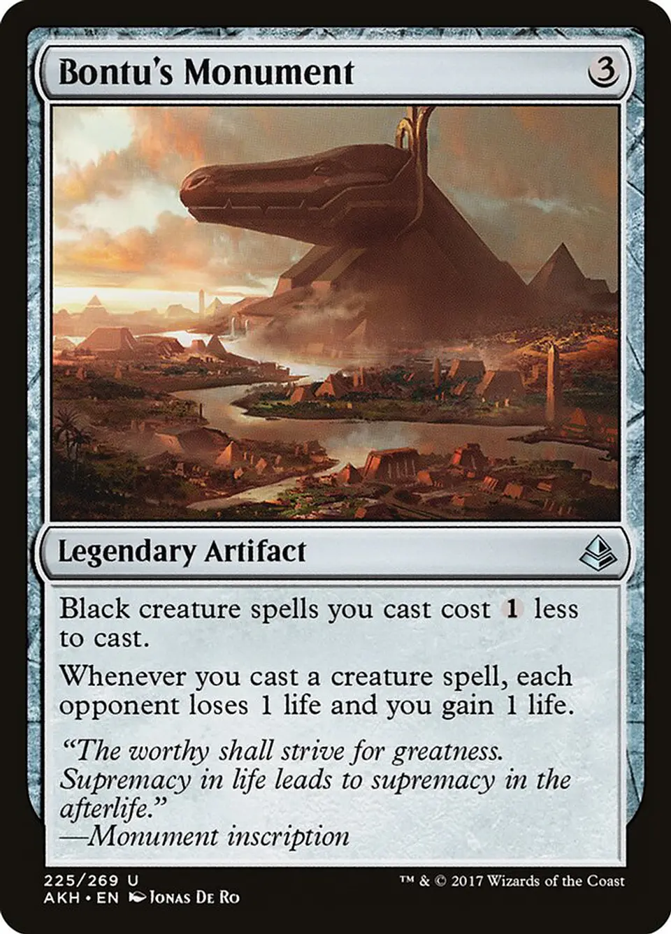 Bontu's Monument | Inglés | NM | AKH 1