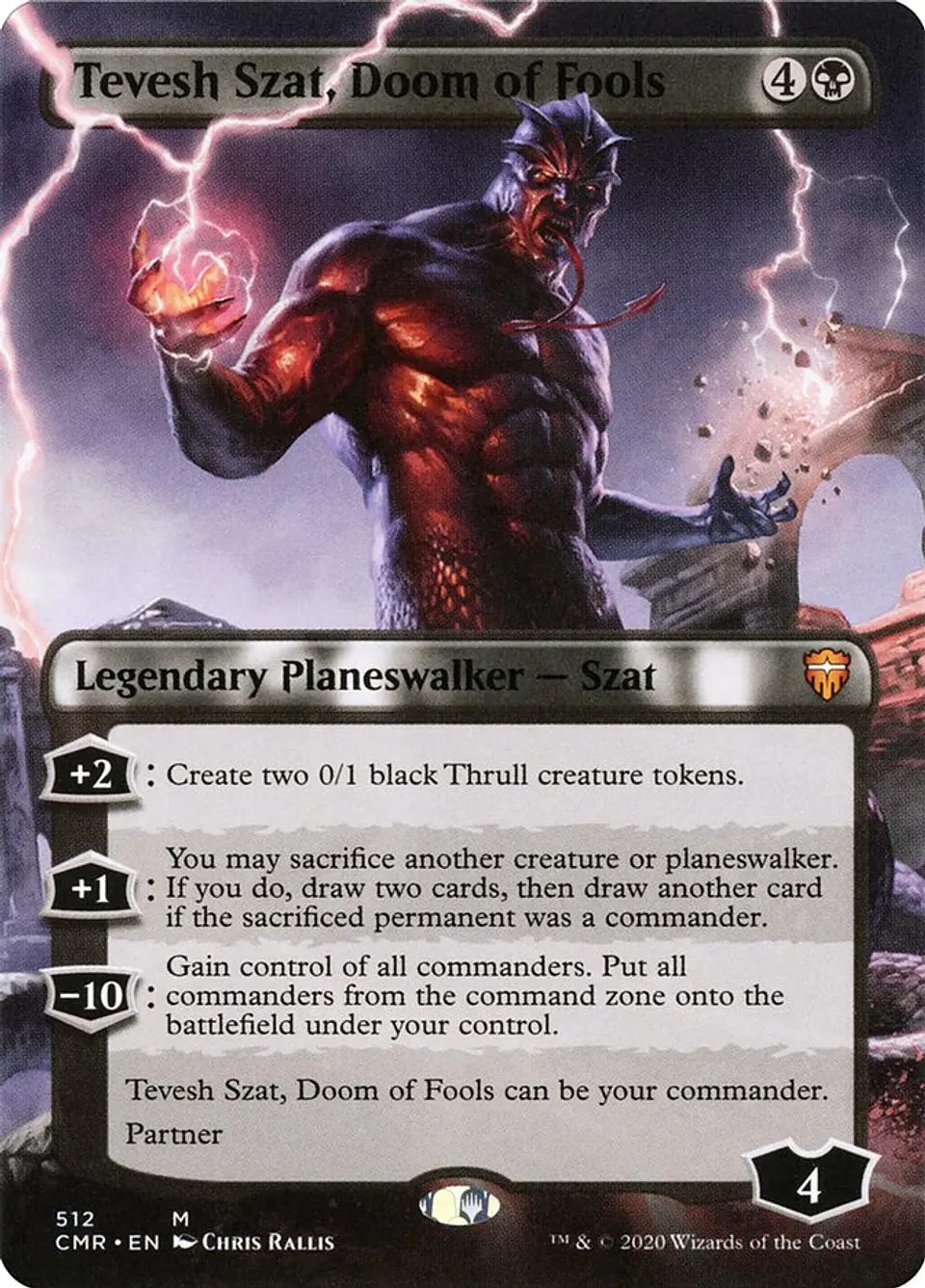 Tevesh Szat, Doom of Fools (Borderless) | Inglés | NM | CMR 1