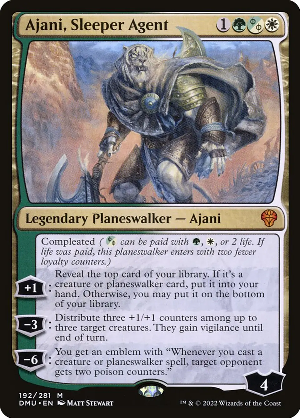 Ajani, Sleeper Agent | Inglés | NM | DMU 1