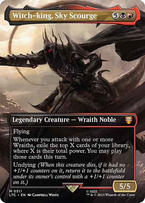 Witch-king, Sky Scourge (Borderless) | Inglés | NM | LTC
