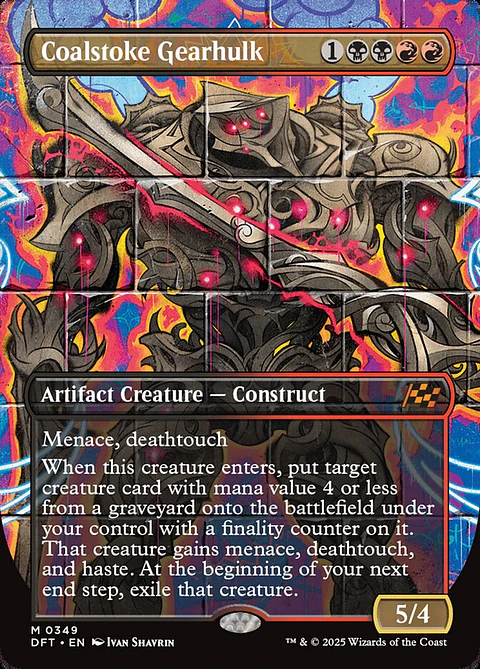 Coalstoke Gearhulk (Borderless foil) | Inglés | NM | DFT