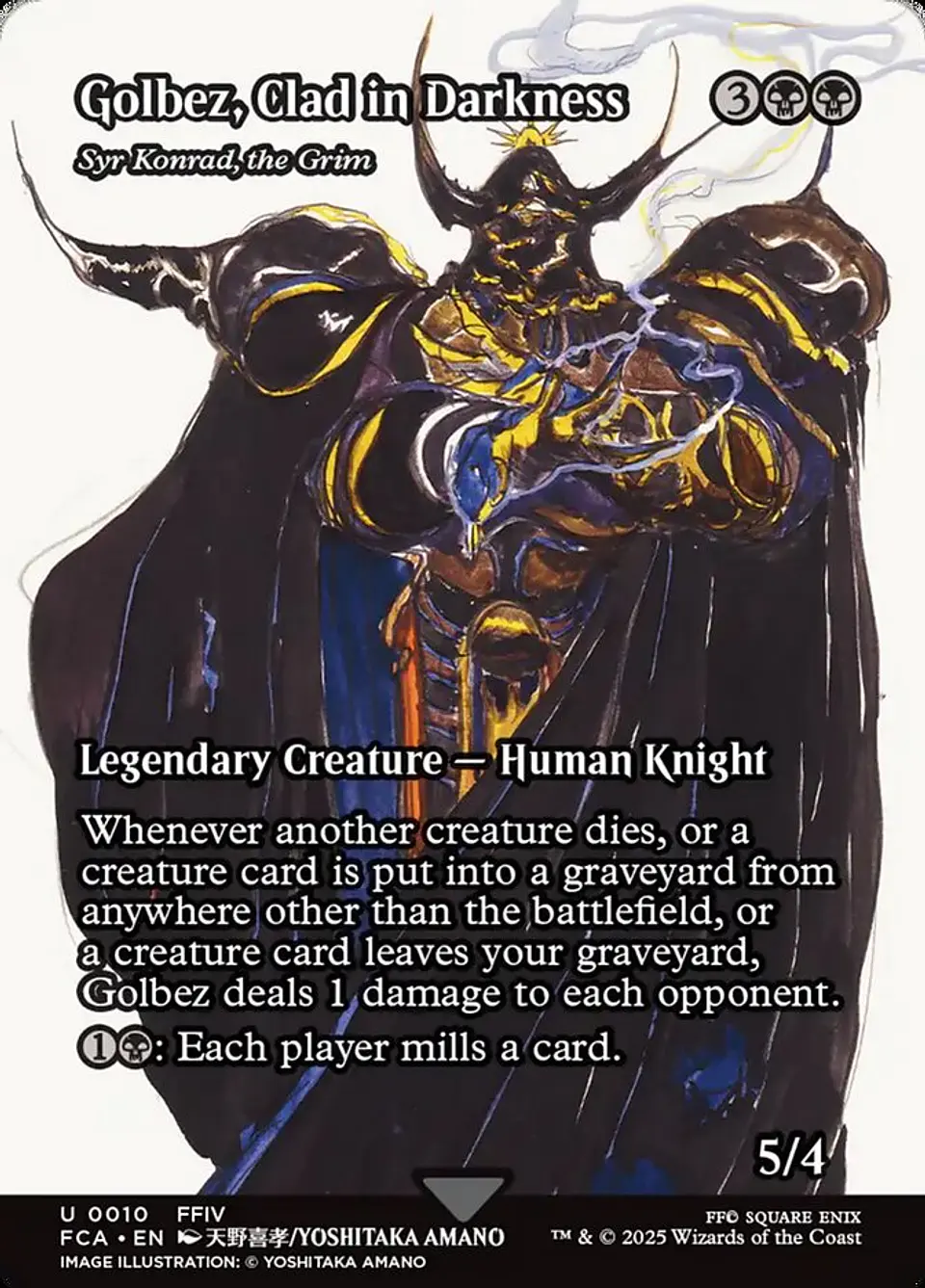 Syr Konrad, the Grim (Borderless foil) | Inglés | NM | FCA 1