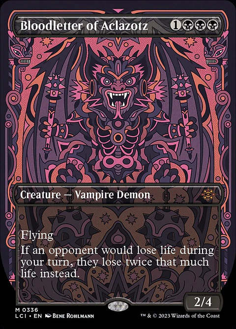 Bloodletter of Aclazotz (Borderless foil) | Inglés | NM | LCI