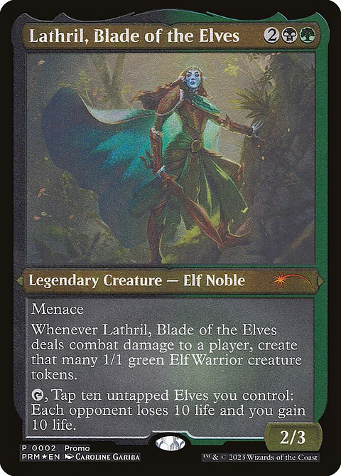 Lathril, Blade of the Elves (Etched) | Inglés | NM | PKHM