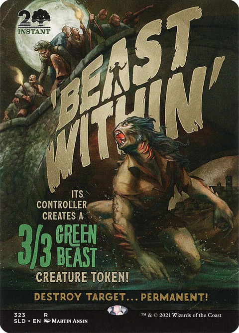 Beast Within (Borderless foil) | Inglés | NM | SLD