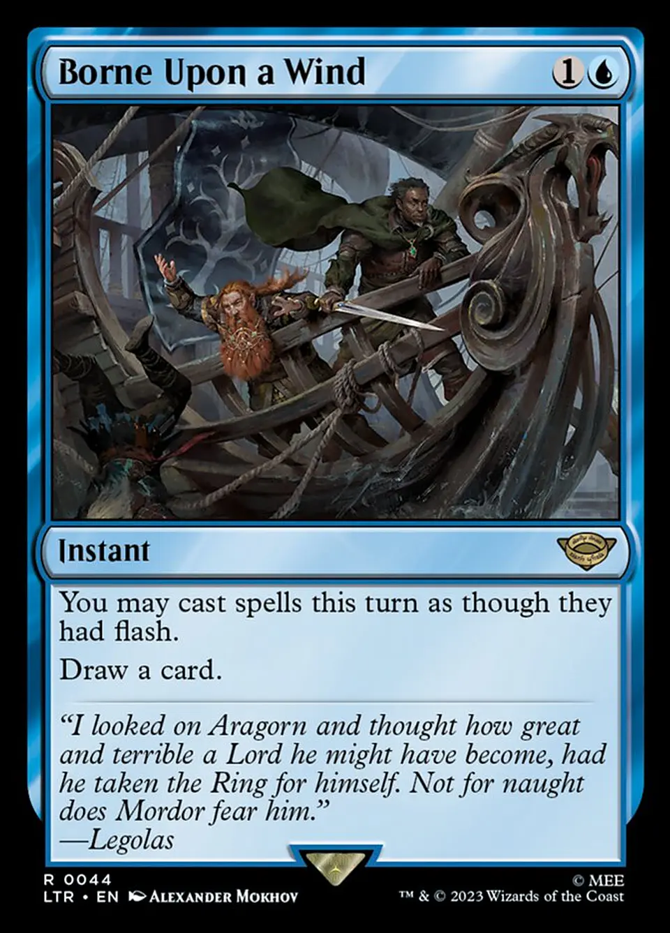 Borne Upon a Wind | Inglés | NM | LTR 1