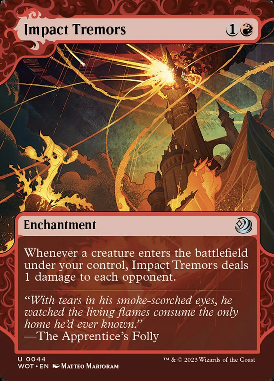 Impact Tremors (Showcase foil) | Inglés | NM | WOT 1