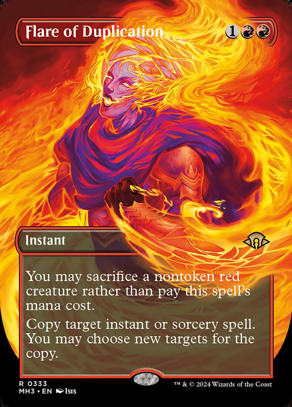 Flare of Duplication (Borderless foil) | Inglés | NM | MH3 1