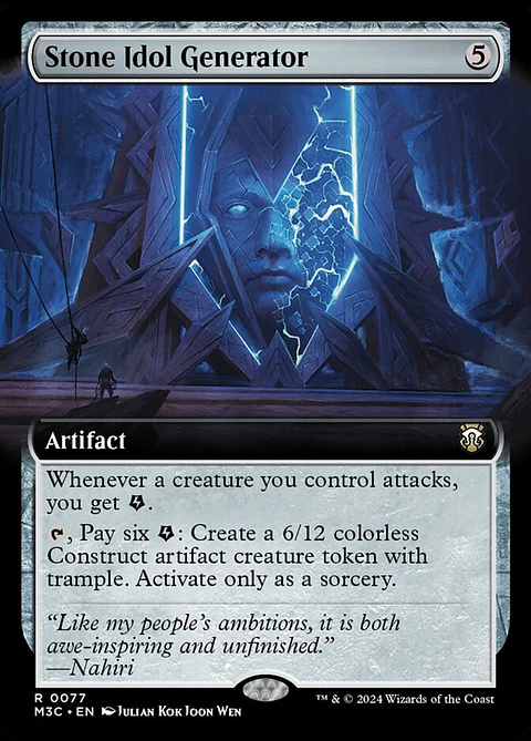 Stone Idol Generator (Extended Art foil) | Inglés | NM | M3C