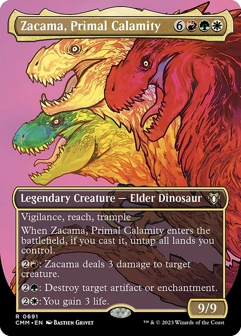 Zacama, Primal Calamity (Borderless foil) | Inglés | NM | CMM