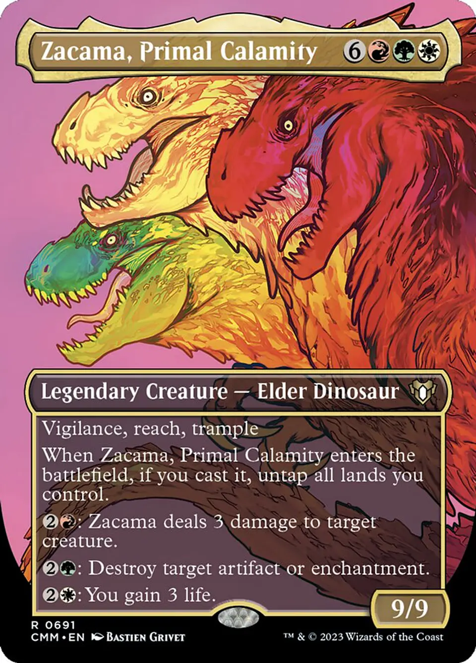 Zacama, Primal Calamity (Borderless foil) | Inglés | NM | CMM 1