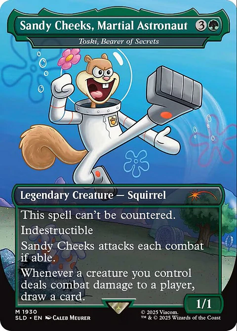 Toski, Bearer of Secrets (Borderless foil) | Inglés | NM | SLD