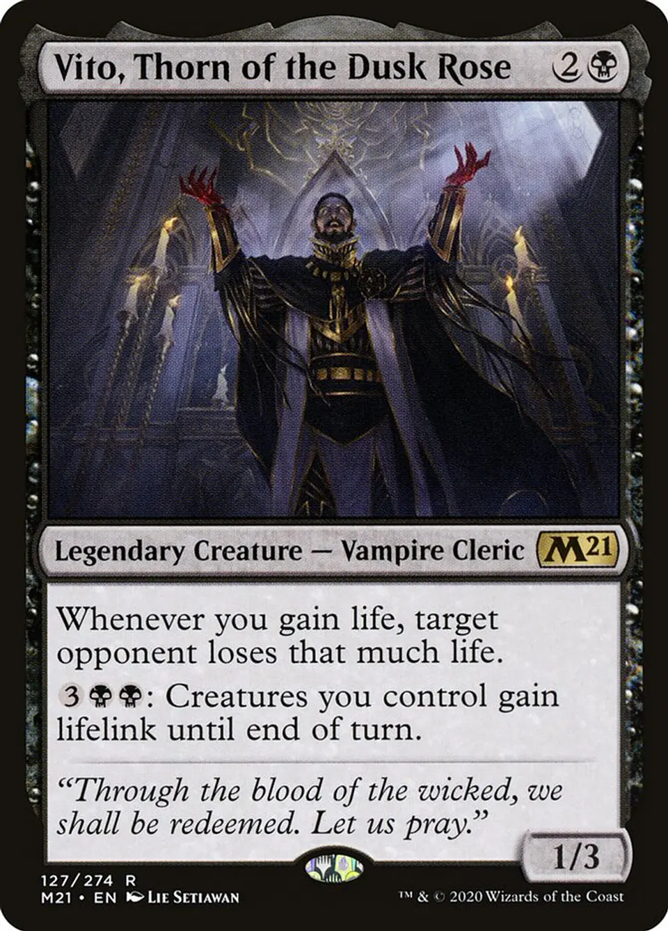 Vito, Thorn of the Dusk Rose (foil) | Español | NM | M21 1