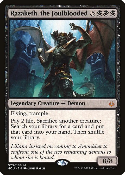 Razaketh, the Foulblooded | Español | NM | HOU