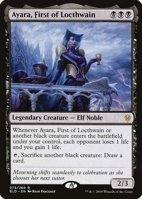 Ayara, First of Locthwain (foil) | Español | NM | ELD