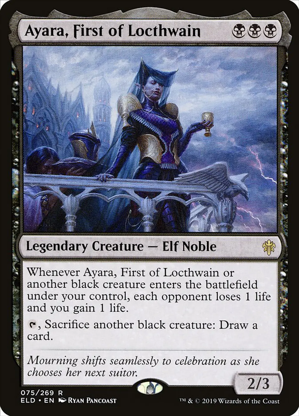 Ayara, First of Locthwain (foil) | Español | NM | ELD 1