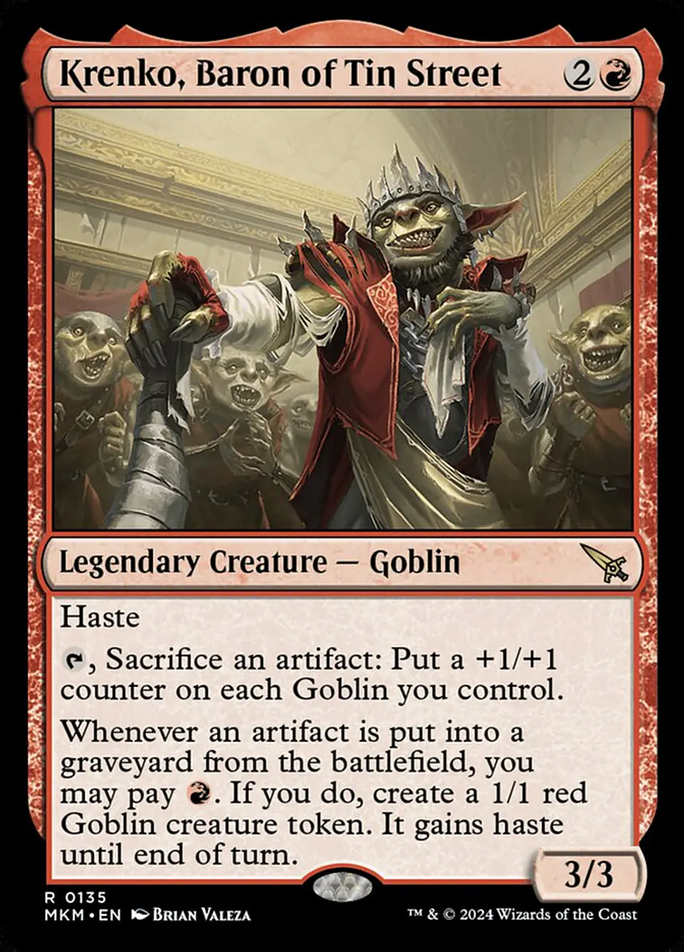 Krenko, Baron of Tin Street | Español | NM | MKM 1