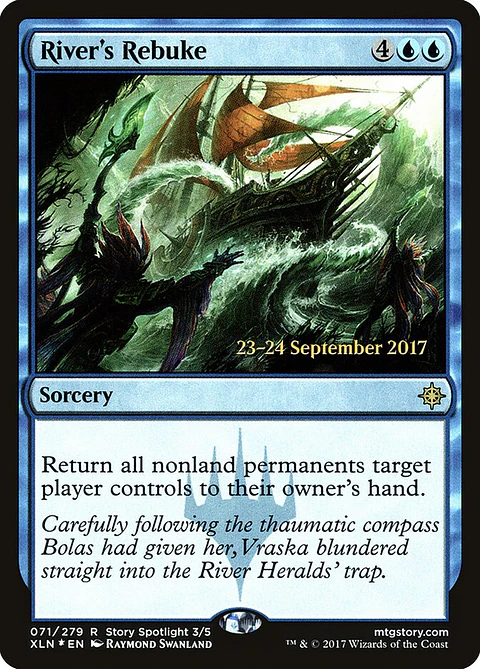 River's Rebuke (Launch foil) | Español | NM | PXLN